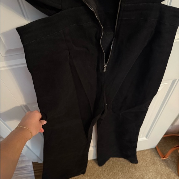 Black Ruffled Jumpsuit - Picture 3 of 3